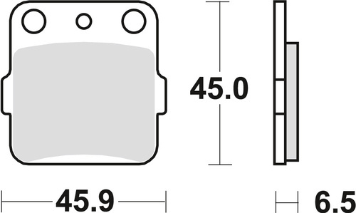 TRW LUCAS KLOCKI HAMULCOWE KH84/3 SINTER OFFROAD HONDA CR 80 / 85 86-08, KAWASAKI KXF 400 03-06, SUZUKI LTZ 400 03-, YAMAHA YZ 125 / 250 '89, YFM 89-04, YFZ 350 90-06, TYŁ