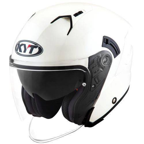 Kask Motocyklowy KYT NF-J biały - L