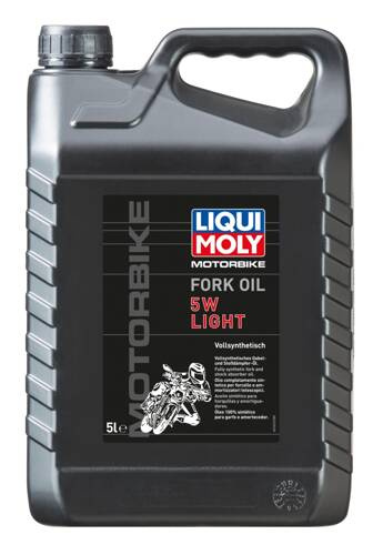 LIQUI MOLY OLEJ DO TELESKOPÓW/ AMORTYZATORÓW/ZAWIESZENIA MOTORBIKE FORK OIL 5W LIGHT 5L (4)