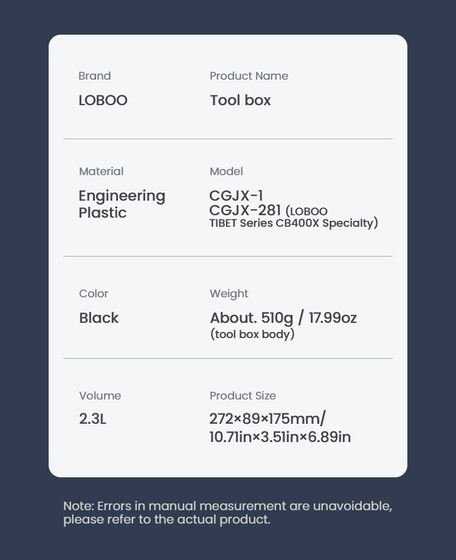 LOBOO Sakwa na narzędzia (10.3.19023.010.01)