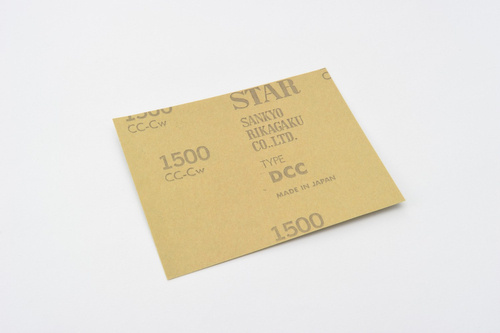 WATERPROOF SANDPAPER, 93x115mm, #1500, 6PCS/SET