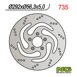 NG TARCZA HAMULCOWA PRZÓD HARLEY-DAVIDSON 883/1200/1450/1584/1690/1340 (292MMX56,3MMX5MM) (5X8,5MM)
