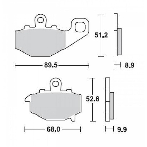 BRAKING KLOCKI HAMULCOWE SINTER 775CM56