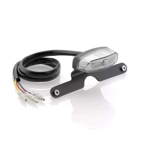 Rear light with license plate and brake light