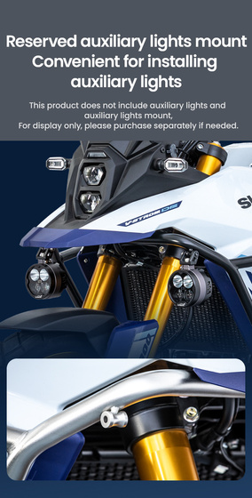 LOBOO Crash Bar do SUZUKI 800DE (2024-) Srebrne (10.3.01421.003.21)