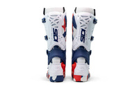 Motorcycle Enduro Boots CROSSAIR X white blue