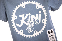 KINI-RB KIDS RITZEL TEE - HEATHER BLUE