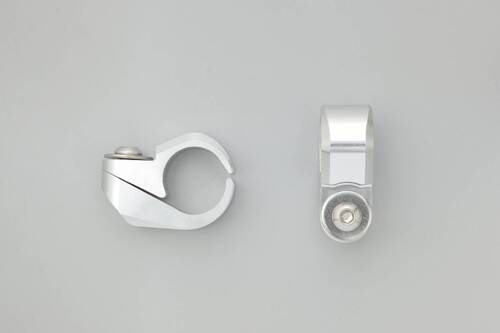 Zestaw zacisków do wspornika kierownicy 22.2mm srebrny