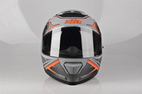 Kask Motocyklowy LAZER RAFALE Hexa (kol. Tytanowy Szary - Czerwony - Matowy) rozm. XS
