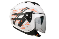 Kask Motocyklowy LAZER JH7 HASHTAG (kol. Jasny - Połysk) rozm. S