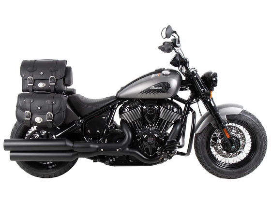 Indian Chief Dark Horse/Chief Bobber Dark Horse (2022-) solorack with backrest