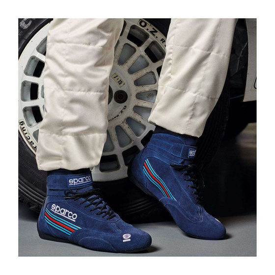 Race Racing Rally Shoes Sparco TOP Martini Racing (FIA Approved) navy