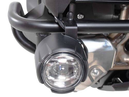 Adapter set schwarz for original auxiliary headlights for honda nt 1100 (2022-)
