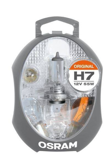 Zestaw żarówek 12V 5 szt. (H7 P21/5W/P21W/PY21W/R5W/W5W + bezpiecznik: 15 20 30A)