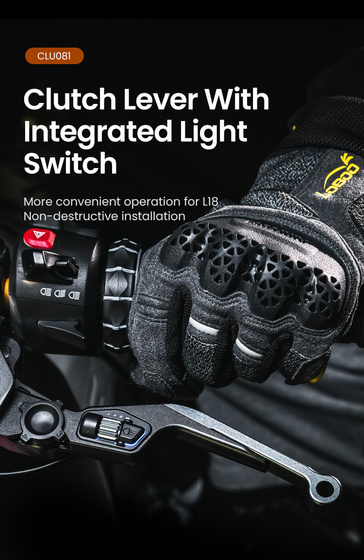 LOBOO Dźwignia sprzęgła BMW ze zintegrowanym przełącznikiem świateł (10.1.10081.001.01)