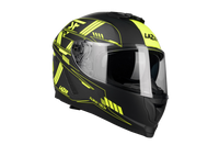 Kask Motocyklowy LAZER RAFALE EVO Roadtech (kol. Czarny - Żółty - Matowy) rozm. 2XL