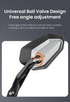 LOBOO Składane lusterka wsteczne (para) (10.1.11003.001.11)