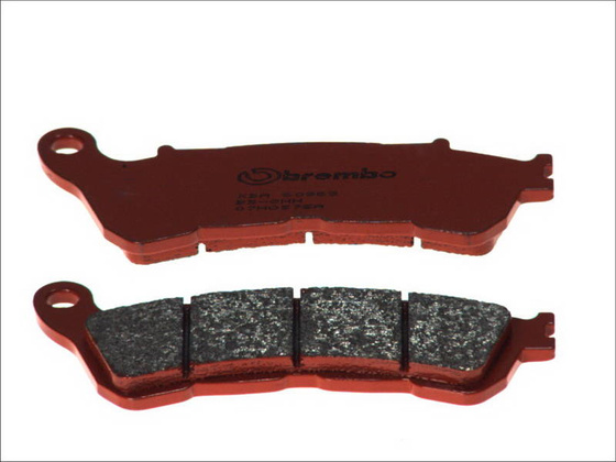 Klocki hamulcowe przód, przeznaczenie: droga, materiał: sinter-SA, 44,9x117,6x8,8mm HARLEY DAVIDSON XL HONDA CB, CBF, CBR, CTX, NC, NSA, NT, VFR, VT, XL SUZUKI UH, VLR, VZR 125-1800 2004-