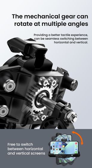 LOBOO Uchwyt na telefon PH02S (z modułem ładowania, na kierownice 22/25/28/32mm) (10.3.08002.104.11)