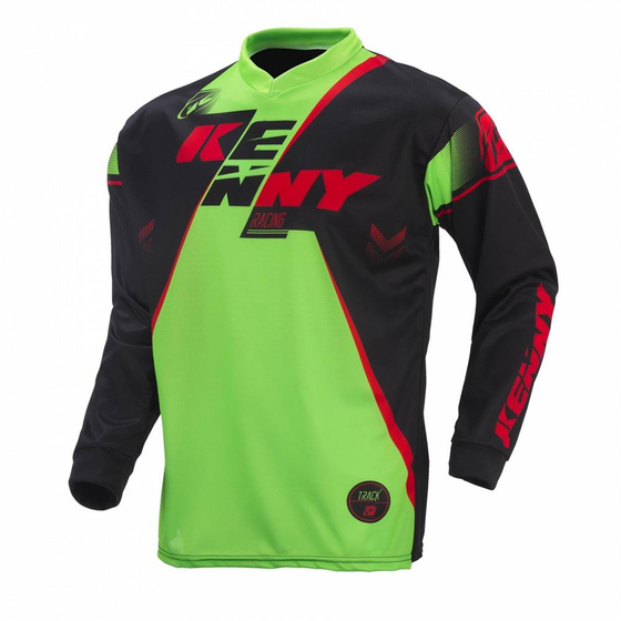 KENNY KOSZULKA TRACK BLACK/GREEN/RED M