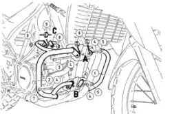 Yamaha XT 660 R/X (2004-2016) engine guard