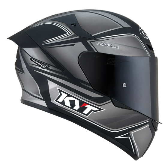 Kask Motocyklowy KYT TT-COURSE TOURIST szary - XL