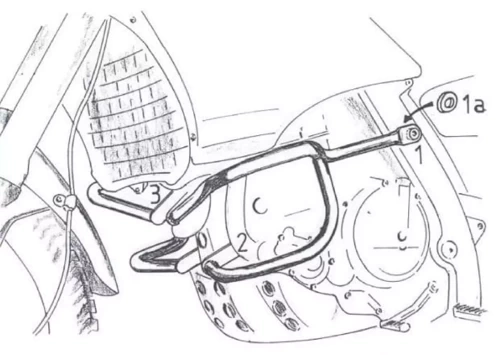 Aprilia Pegaso 650 (1996-) engine guard