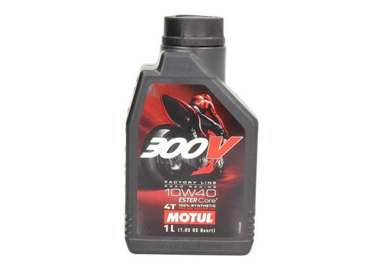 Olej do silników 4T 4T MOTUL 300V Factory Line SAE 10W40 1l Przewyższa JASO MA2 Syntetyczny estrowy