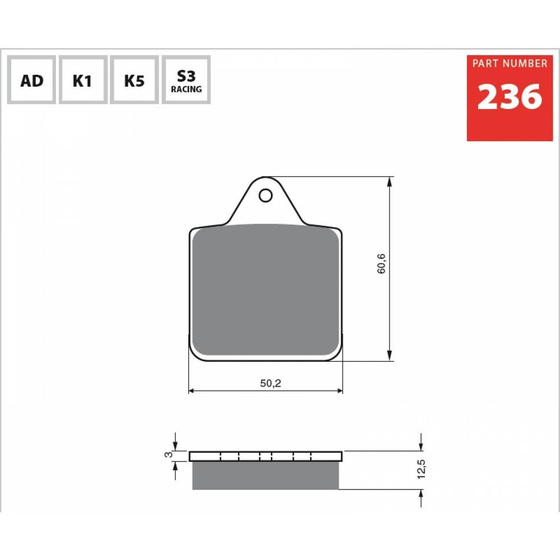 GOLDFREN KLOCKI 236 K5 CUT
