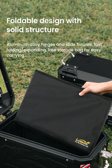 LOBOO Składany blat stołu do kufrów bocznych (10.3.25000.101.01)