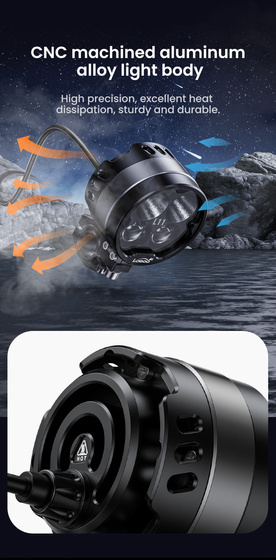 LOBOO L11 światło drogowe i mijania pomocnicze (czarne) (10.1.01111.001.01)