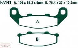 Brake pads EBC FA141 (set on 1 disk)