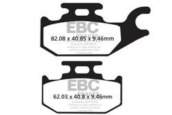Brake pads EBC SXR307HH Side By Side Race Formula (set on 1 disk)