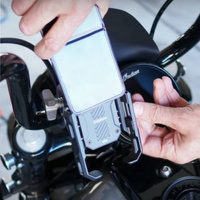 Uchwyt na telefon z amortyzacją powietrzną na kierownicę Outplorer P100-C