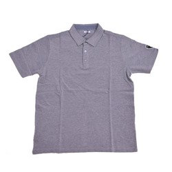 Mens polo shirt Lamborghini Stretch Piquet PREMIUM gray