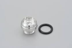 OIL FILLER CAP BULLET M20XP2.5/SILVER