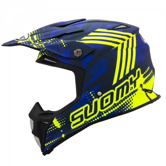SUOMY KASK MX SPEED SERGEANT MATT BLUE YELLOW ROZMIAR S
