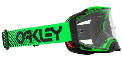 Oakley Goggles Airbrake MX zielone Clear