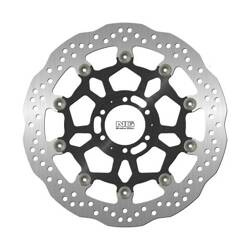 NG TARCZA HAMULCOWA PRZÓD APRILIA DROSODURO/SHIVER 900 '17-20, DUCATI ST4 '03, MOTO GUZZI V7 '17-20 (320X64X5MM) (6X8,5MM) WAVE PŁYWAJĄCA (ŚRODEK ALUMINIOWY)