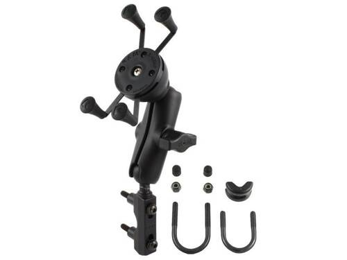 RAM-B-174-UN7 X-Grip® Phone Mount with Motorcycle Brake/Clutch Reservoir Base