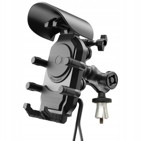 MC39-03 Motorcycle Phone Holder Anti-vibration USB-C Charging