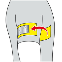 91417 Fluoband 1, reflective band – Yellow