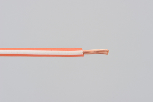 colored wire, AVS0.75, orange/white, 2m