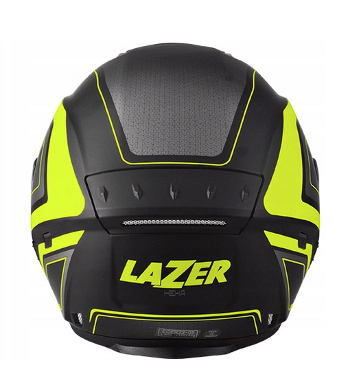 Kask Motocyklowy LAZER TANGO Hexa (kol. Czarny - Żółty - Matowy) rozm. L