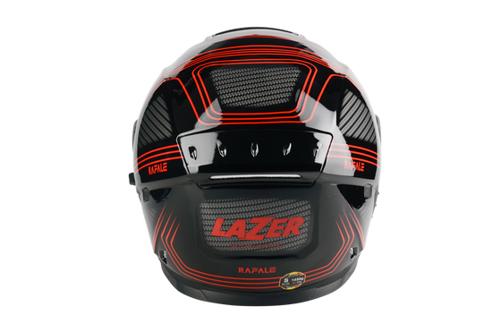 Kask Motocyklowy LAZER RAFALE EVO Darkside (kol. Czarny - Czerwony) rozm. XS
