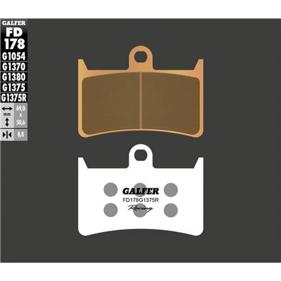 GALFER KLOCKI HAMULCOWE SINTER SPORT RACING FD178G1375R