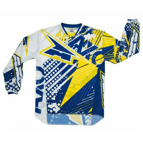 AXO KOSZULKA GRUNGE YELLOW-BLUE XL