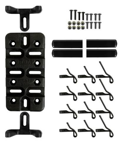 RAM-B-149Z-UN4U RAM® Finger-Grip™ Universal Mount with Handlebar U-Bolt Base