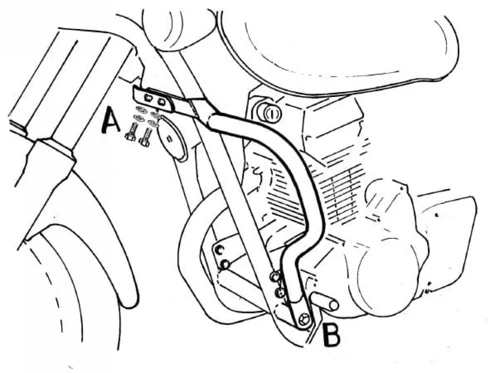 Kawasaki EL 125 (1998-2007) engine guard