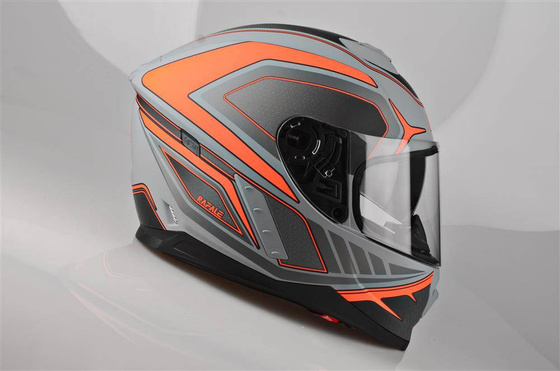 Kask Motocyklowy LAZER RAFALE Hexa (kol. Tytanowy Szary - Czerwony - Matowy) rozm. XL